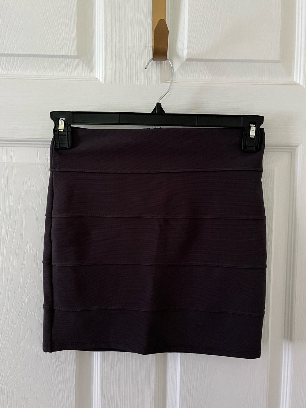 Charlotte Russe Dark Plum Mini Skirt